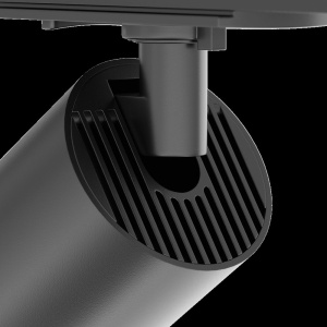 Spot LED dimabil, accesoriu pentru sinele monofazate Unity, Focus Zoom negru - Img 3