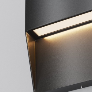 Spot LED iluminat scari sau perete exterior IP54 Mane negru 150779 universul-luminii.ro