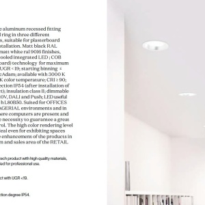 Spot LED incastrabil cu protectie IP54 Off fi 28w 4000k alb 165709 universul-luminii.ro