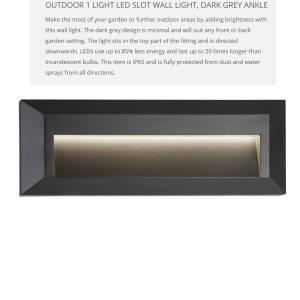 Spot LED incastrabil de exterior ambiental IP65 Ankle 8732GY SRT 74989 universul-luminii.ro