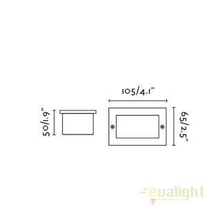 Spot LED incastrabil de exterior cu protectie IP65 GRON 70134 66189 universul-luminii.ro