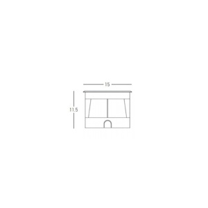 Spot LED incastrabil de exterior decorativ IP67 Lino A 154739 universul-luminii.ro
