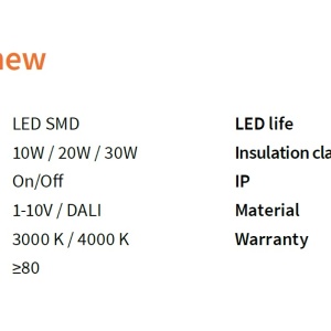 Spot LED incastrabil DEEP 30W 4000K 248790 IDL 64819 universul-luminii.ro