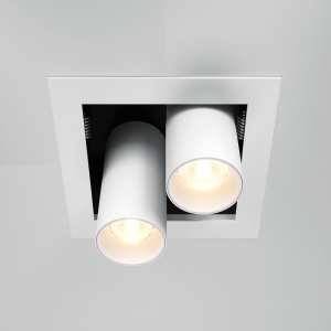 Spot LED incastrabil design tehnic Magnum 2 alb 227749 universul-luminii.ro
