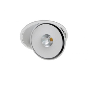 Spot LED incastrabil directionabil de tavan/plafon BOSTON 1 ROUND alb ZZ AZ3471