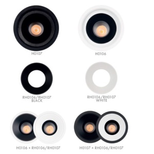 Spot LED incastrabil directionabil Galexo negru 161109 universul-luminii.ro