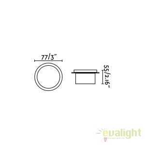 Spot LED incastrabil iluminat exterior GALO Round 70265 175549 universul-luminii.ro