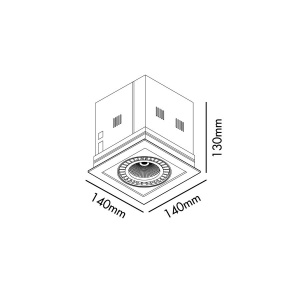 Spot LED incastrabil MINI COLIN-1 White recessed CRI95 18-25W 3000K 20° 207249 universul-luminii.ro