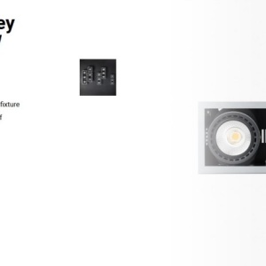 Spot LED incastrabil MINI COLIN-3 Grey recessed 54-75W 2700K 56° 110129 universul-luminii.ro