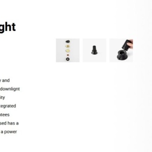 Spot LED incastrabil TULIPA Black recessed downlight 7W 15° 4000K CRI90 dali 111069 universul-luminii.ro
