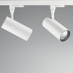 Spot LED pe sina directionabil SMILE mini 15W 3000K CRI80 24° alb 189574 175489 universul-luminii.ro