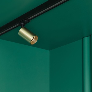 Spot / Proiector directionabil pe sina STAN auriu satinat 43757 88829 universul-luminii.ro