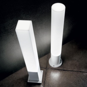 Stalp de exterior EDO OUTDOOR PT1 SQUARE COFFEE 92569 universul-luminii.ro