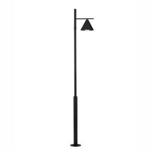 Stalp de exterior IP65 ORIX negru H-220cm