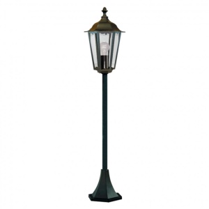 Stalp de iluminat exterior stil traditional IP44 Alex 82504BK SRT