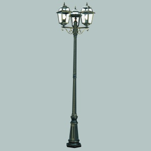 Stalp de iluminat exterior stil traditional IP44 New Orleans 1528-3 SRT 75439 universul-luminii.ro