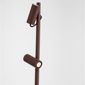 Stalp exterior cu 2 Spoturi directionabile IP65 DARMA H-122cm 251179 universul-luminii.ro