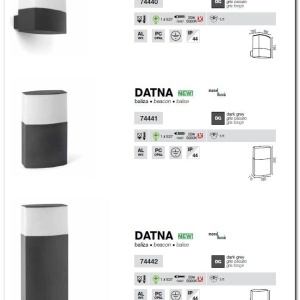 Stalp exterior IP44 Datna 74442 52249 universul-luminii.ro