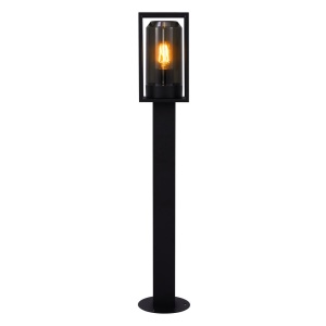 Stalp exterior IP44 design modern Griffin Smoked, H-80cm 133569 universul-luminii.ro