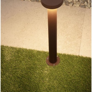 Stalp exterior IP65 LED 3000K GONG corten H-60cm - Img 10