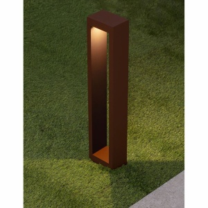 Stalp exterior LED 2700K IP65 DOLIX corten, H-60cm - Img 2