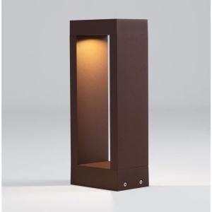 Stalp exterior LED 3000K IP65 DOLIX corten, H-30cm - Img 8