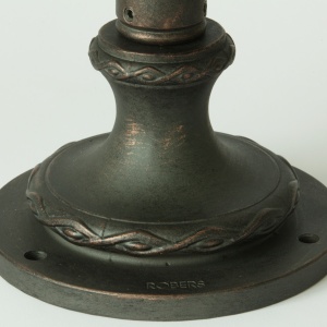 Stalp iluminat exterior din fier forjat, inaltime 60cm, AL 6613 52799 universul-luminii.ro
