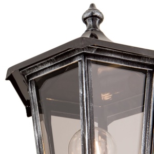 Stalp iluminat exterior stil clasic IP43 H211 Hermine AL 11K/82516/A schwarz-silber OR - Img 8