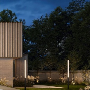 Stalp LED exterior din aluminiu antracit IP65 Iman H-205cm 251379 universul-luminii.ro