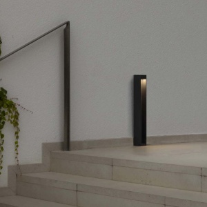 Stalp LED iluminat exterior IP65 CERLER H-60cm gri - Img 2