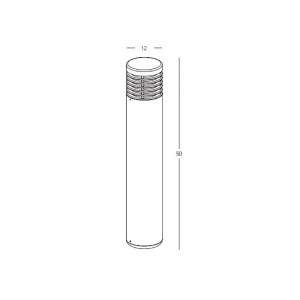 Stalp LED iluminat exterior modern IP65 Jarvis 154259 universul-luminii.ro