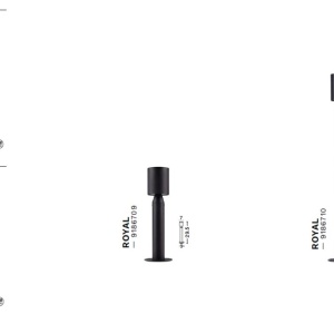 Stalp LED iluminat exterior modern IP65 Royal H-59,5CM 236579 universul-luminii.ro