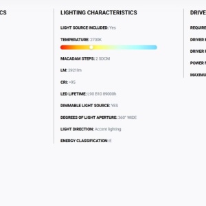 Stalp LED iluminat exterior simetric 360º wide IP65 RUSH 370cm 2700K DALI 218789 universul-luminii.ro