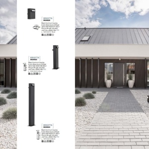 Stalp LED mic pentru iluminat exterior IP65 BRIGITTA 109159 universul-luminii.ro