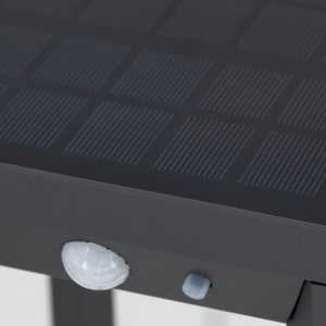 Stalp LED solar iluminat exterior cu senzor de miscare IP65 VOLTA 235859 universul-luminii.ro