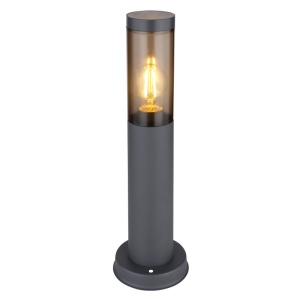 Stalp mic pentru iluminat exterior design modern IP44 Boston antracit