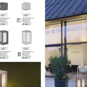 Stalp pentru iluminat exterior IP65 CASTRO gri, H-35cm NVL-9739351 190809 universul-luminii.ro