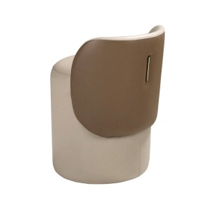 Taburete modern LUX piele sintetica Mink si Maro - Img 3