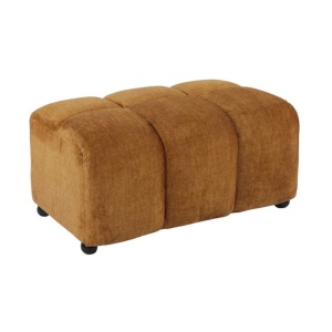 Taburete, Suport picioare CLOUD 100cm, catifea Vogue galben mustar