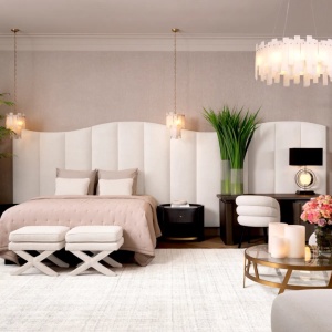 Vaza, Vas decorativ design LUX Haight M, frosted - Img 2