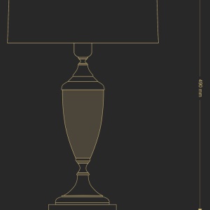 Veioza design clasic cristal Asfour Monza - Img 3