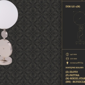 Veioza design clasic realizata manual DIMARO - Img 2