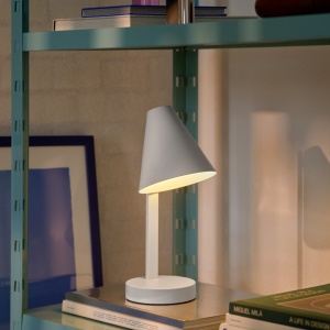 Veioza Design Scandinav Minimalist, Wilmer alb - Img 3
