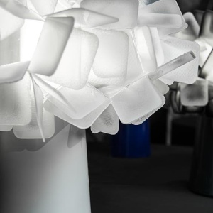 Veioza design unicat realizata manual Clizia White 123439 universul-luminii.ro