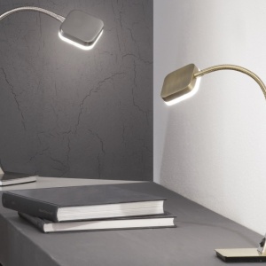 Veioza / Lampa de birou ajustabila Steno satin chrome 200269 universul-luminii.ro