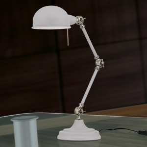 Veioza / Lampa de birou ajustabila stil retro Kermit gri 99319 universul-luminii.ro