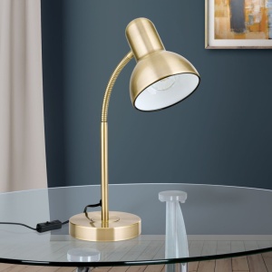Veioza/Lampa de birou reglabila NEMO alama antique 157209 universul-luminii.ro