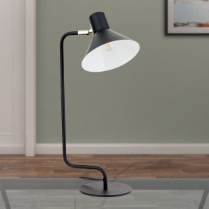 Veioza / Lampa de birou stil modern VIKTORIA negru 99149 universul-luminii.ro