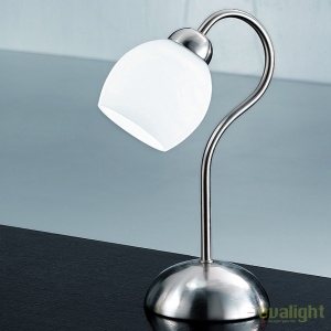 Veioza / Lampa de masa clasica Tulpo LA 4-1098/1 satin OR