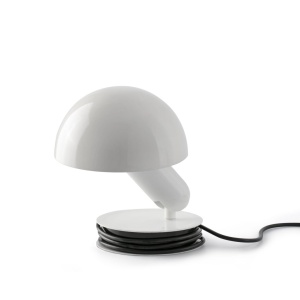 Veioza/Lampa de masa cu clips BELA alba - Img 6